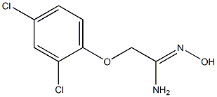 (1Z)-2-(2,4-dichlorophenoxy)-N'-hydroxyethanimidamide Struktur