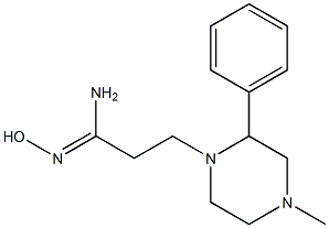 (1Z)-N'-hydroxy-3-(4-methyl-2-phenylpiperazin-1-yl)propanimidamide