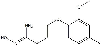 (1Z)-N'-hydroxy-4-(2-methoxy-4-methylphenoxy)butanimidamide