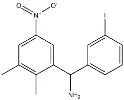 (2,3-dimethyl-5-nitrophenyl)(3-iodophenyl)methanamine