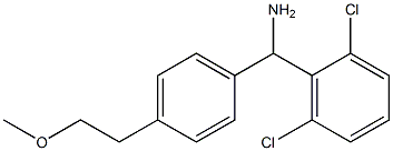 (2,6-dichlorophenyl)[4-(2-methoxyethyl)phenyl]methanamine