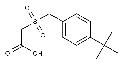[(4-tert-butylbenzyl)sulfonyl]acetic acid