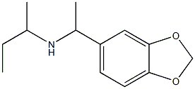 [1-(2H-1,3-benzodioxol-5-yl)ethyl](butan-2-yl)amine Structure