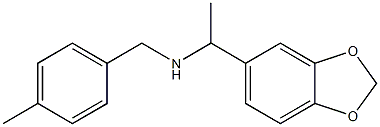 [1-(2H-1,3-benzodioxol-5-yl)ethyl][(4-methylphenyl)methyl]amine