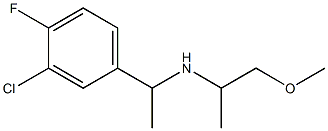 [1-(3-chloro-4-fluorophenyl)ethyl](1-methoxypropan-2-yl)amine