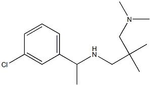 [1-(3-chlorophenyl)ethyl]({2-[(dimethylamino)methyl]-2-methylpropyl})amine
