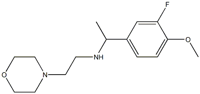 [1-(3-fluoro-4-methoxyphenyl)ethyl][2-(morpholin-4-yl)ethyl]amine