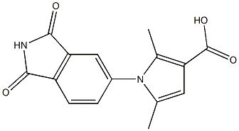 1-(1,3-dioxo-2,3-dihydro-1H-isoindol-5-yl)-2,5-dimethyl-1H-pyrrole-3-carboxylic acid