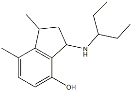 1,7-dimethyl-3-(pentan-3-ylamino)-2,3-dihydro-1H-inden-4-ol
