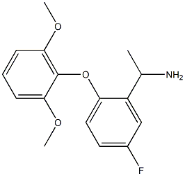 1-[2-(2,6-dimethoxyphenoxy)-5-fluorophenyl]ethan-1-amine