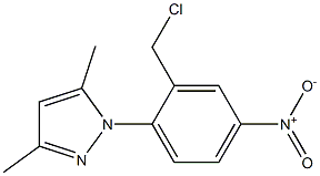 1-[2-(chloromethyl)-4-nitrophenyl]-3,5-dimethyl-1H-pyrazole