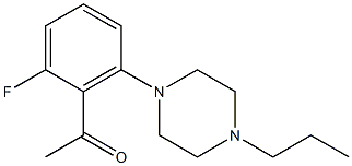 1-[2-fluoro-6-(4-propylpiperazin-1-yl)phenyl]ethan-1-one
