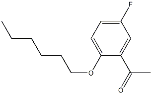 1-[5-fluoro-2-(hexyloxy)phenyl]ethan-1-one
