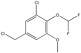 1-chloro-5-(chloromethyl)-2-(difluoromethoxy)-3-methoxybenzene