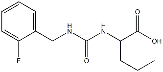 2-({[(2-fluorophenyl)methyl]carbamoyl}amino)pentanoic acid