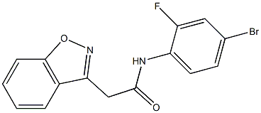 2-(1,2-benzisoxazol-3-yl)-N-(4-bromo-2-fluorophenyl)acetamide