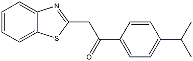 2-(1,3-benzothiazol-2-yl)-1-[4-(propan-2-yl)phenyl]ethan-1-one