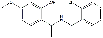 2-(1-{[(2-chlorophenyl)methyl]amino}ethyl)-5-methoxyphenol