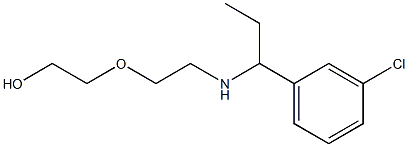2-(2-{[1-(3-chlorophenyl)propyl]amino}ethoxy)ethan-1-ol