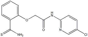 2-(2-carbamothioylphenoxy)-N-(5-chloropyridin-2-yl)acetamide