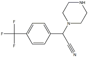 2-(piperazin-1-yl)-2-[4-(trifluoromethyl)phenyl]acetonitrile
