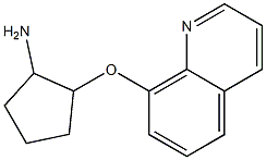2-(quinolin-8-yloxy)cyclopentan-1-amine Structure