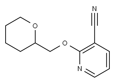 2-(tetrahydro-2H-pyran-2-ylmethoxy)nicotinonitrile