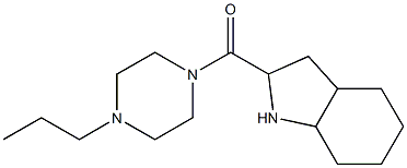 2-[(4-propylpiperazin-1-yl)carbonyl]octahydro-1H-indole