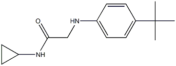 2-[(4-tert-butylphenyl)amino]-N-cyclopropylacetamide