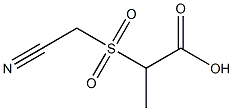 2-[(cyanomethyl)sulfonyl]propanoic acid Structure