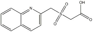2-[(quinolin-2-ylmethane)sulfonyl]acetic acid