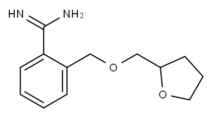2-[(tetrahydrofuran-2-ylmethoxy)methyl]benzenecarboximidamide