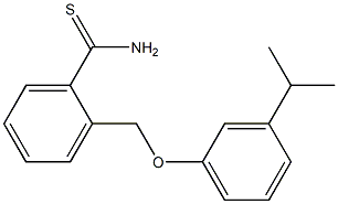 2-[3-(propan-2-yl)phenoxymethyl]benzene-1-carbothioamide