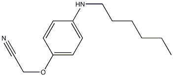 2-[4-(hexylamino)phenoxy]acetonitrile
