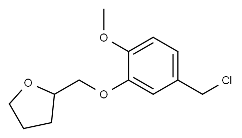 2-[5-(chloromethyl)-2-methoxyphenoxymethyl]oxolane