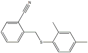 2-{[(2,4-dimethylphenyl)sulfanyl]methyl}benzonitrile