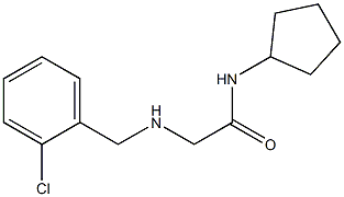 2-{[(2-chlorophenyl)methyl]amino}-N-cyclopentylacetamide