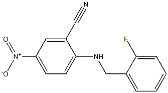 2-{[(2-fluorophenyl)methyl]amino}-5-nitrobenzonitrile