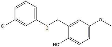 2-{[(3-chlorophenyl)amino]methyl}-4-methoxyphenol