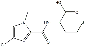 2-{[(4-chloro-1-methyl-1H-pyrrol-2-yl)carbonyl]amino}-4-(methylthio)butanoic acid