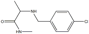 2-{[(4-chlorophenyl)methyl]amino}-N-methylpropanamide