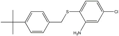 2-{[(4-tert-butylphenyl)methyl]sulfanyl}-5-chloroaniline