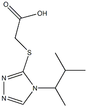 2-{[4-(3-methylbutan-2-yl)-4H-1,2,4-triazol-3-yl]sulfanyl}acetic acid