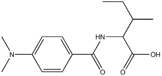2-{[4-(dimethylamino)benzoyl]amino}-3-methylpentanoic acid