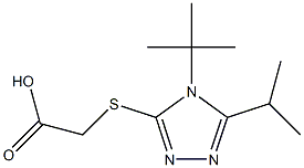 2-{[4-tert-butyl-5-(propan-2-yl)-4H-1,2,4-triazol-3-yl]sulfanyl}acetic acid