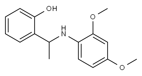 2-{1-[(2,4-dimethoxyphenyl)amino]ethyl}phenol