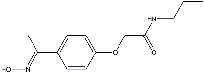 2-{4-[(1E)-N-hydroxyethanimidoyl]phenoxy}-N-propylacetamide