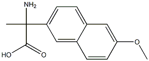 2-amino-2-(6-methoxy-2-naphthyl)propanoic acid Structure