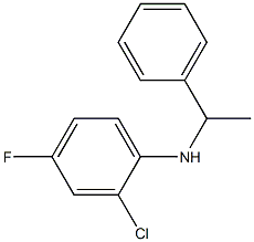 2-chloro-4-fluoro-N-(1-phenylethyl)aniline