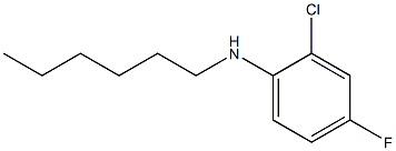 2-chloro-4-fluoro-N-hexylaniline